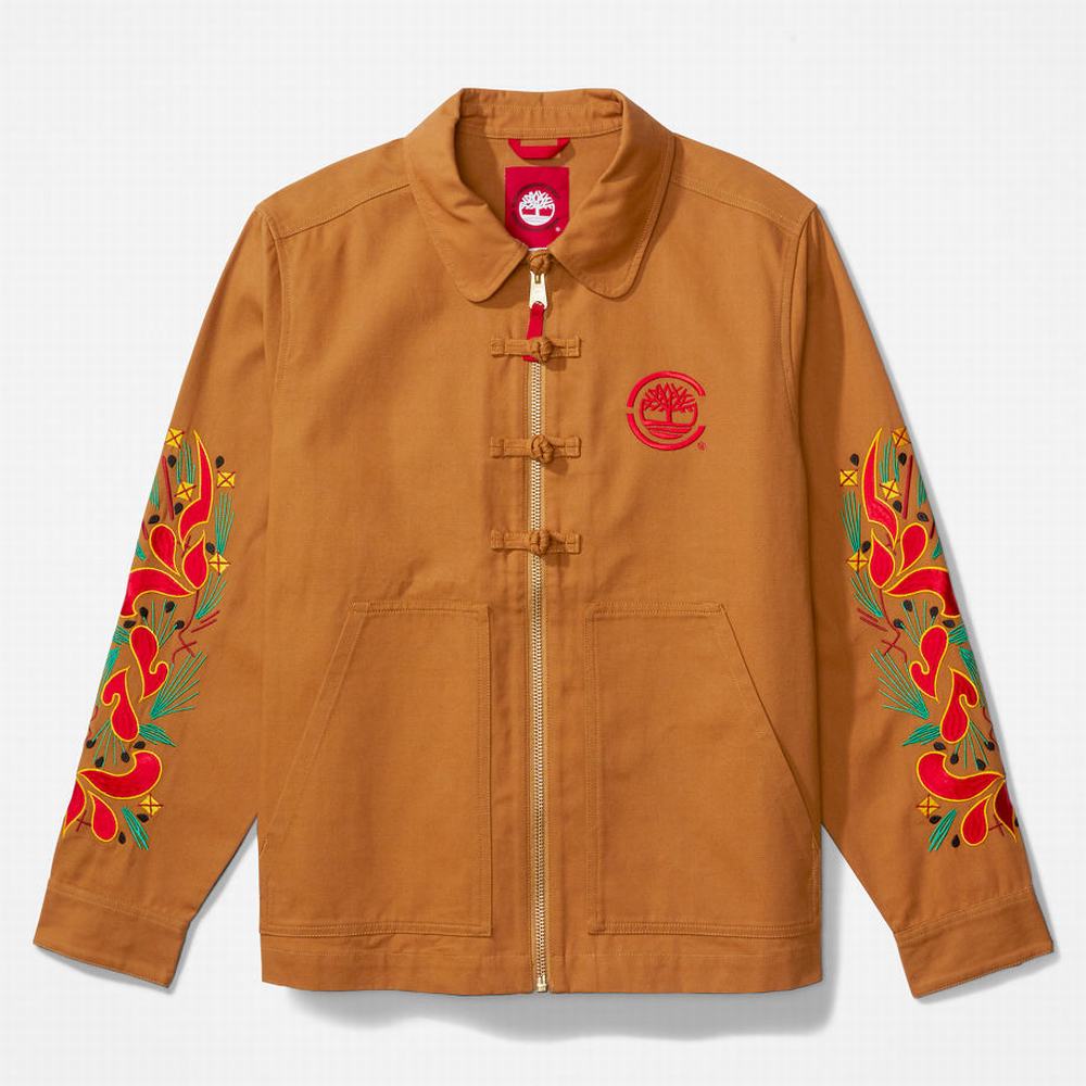 Timberland CLOT x Timberland® Duck Kanvas Chore Ceket Erkek Kahverengi | TR-3462H