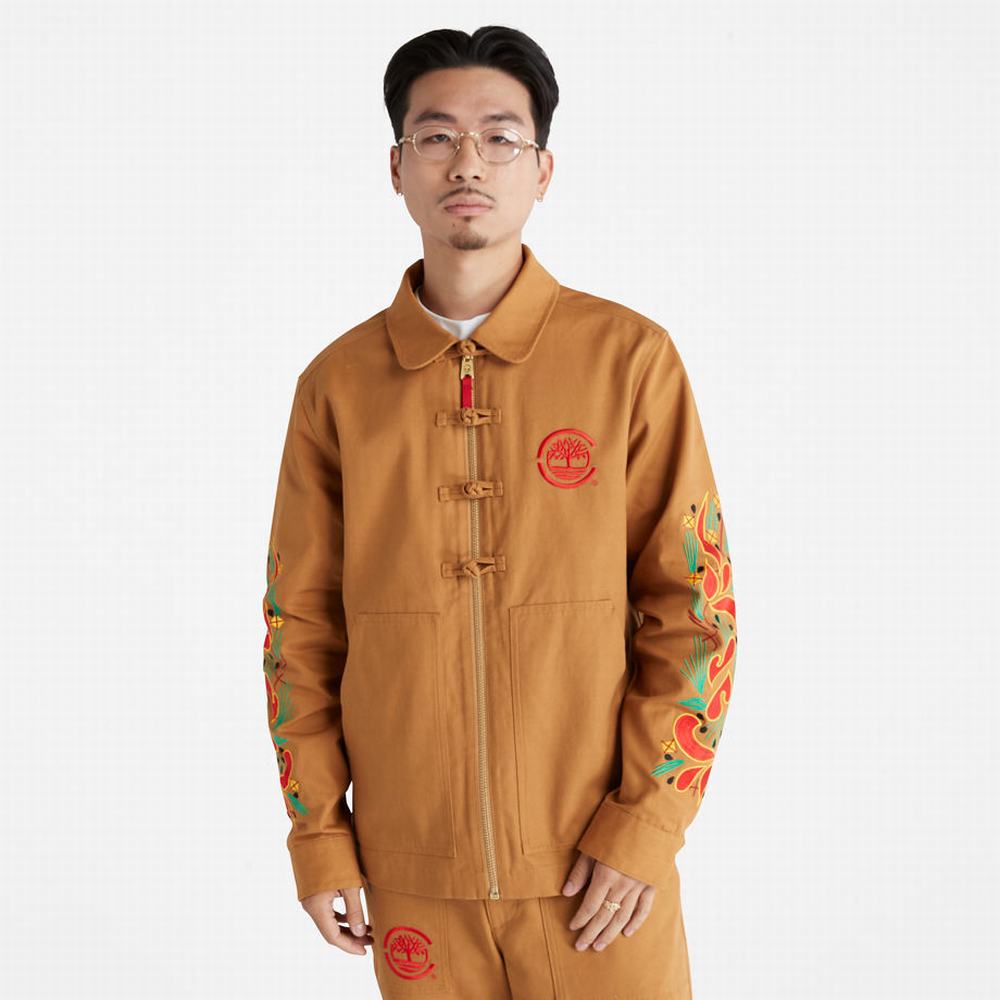 Timberland CLOT x Timberland® Duck Kanvas Chore Ceket Erkek Kahverengi | TR-3462H