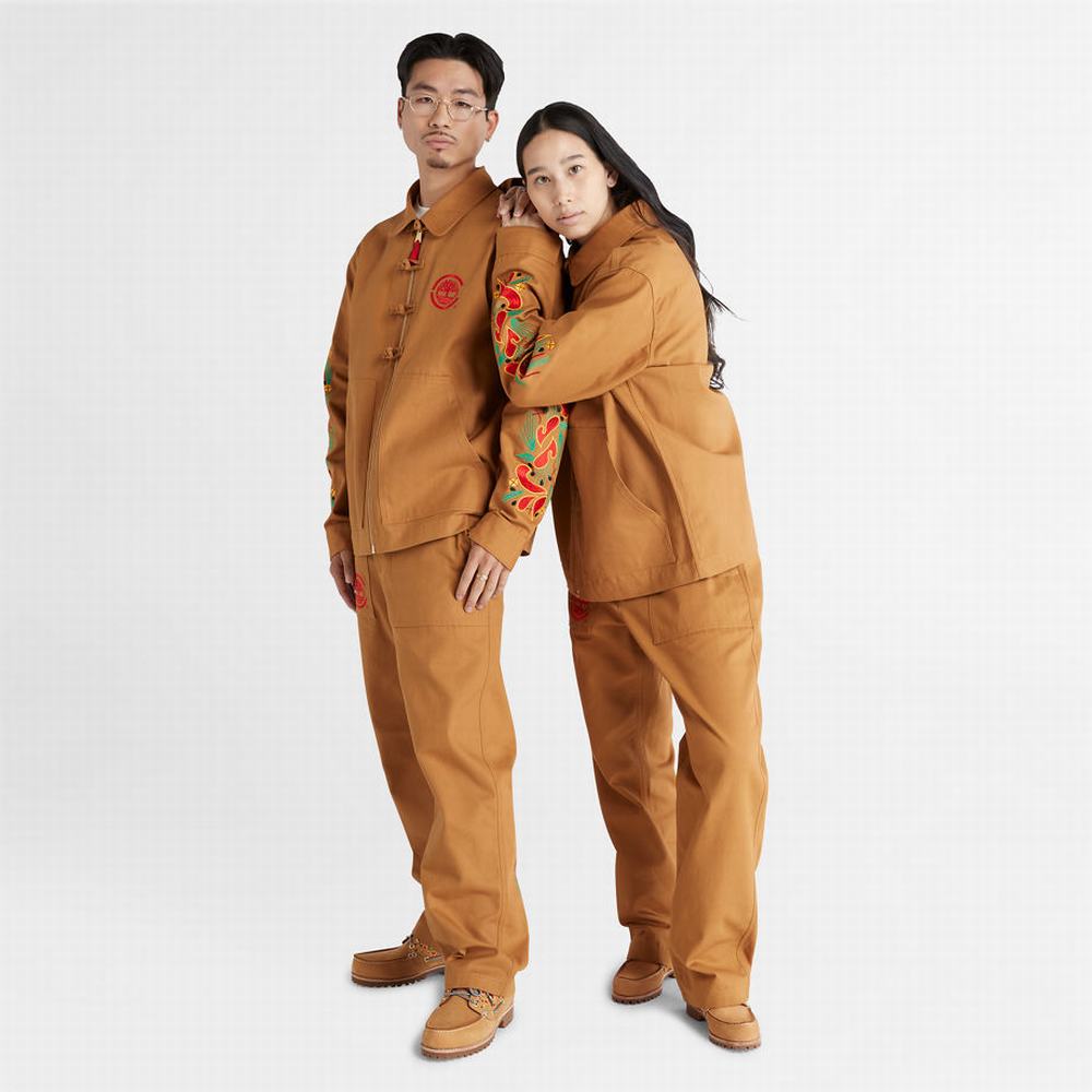 Timberland CLOT x Timberland® Duck Kanvas Chore Ceket Erkek Kahverengi | TR-3462H