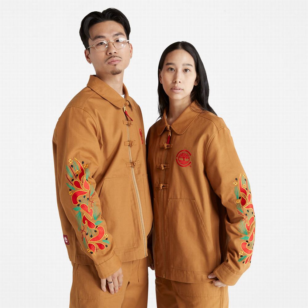 Timberland CLOT x Timberland® Duck Kanvas Chore Ceket Erkek Kahverengi | TR-3462H