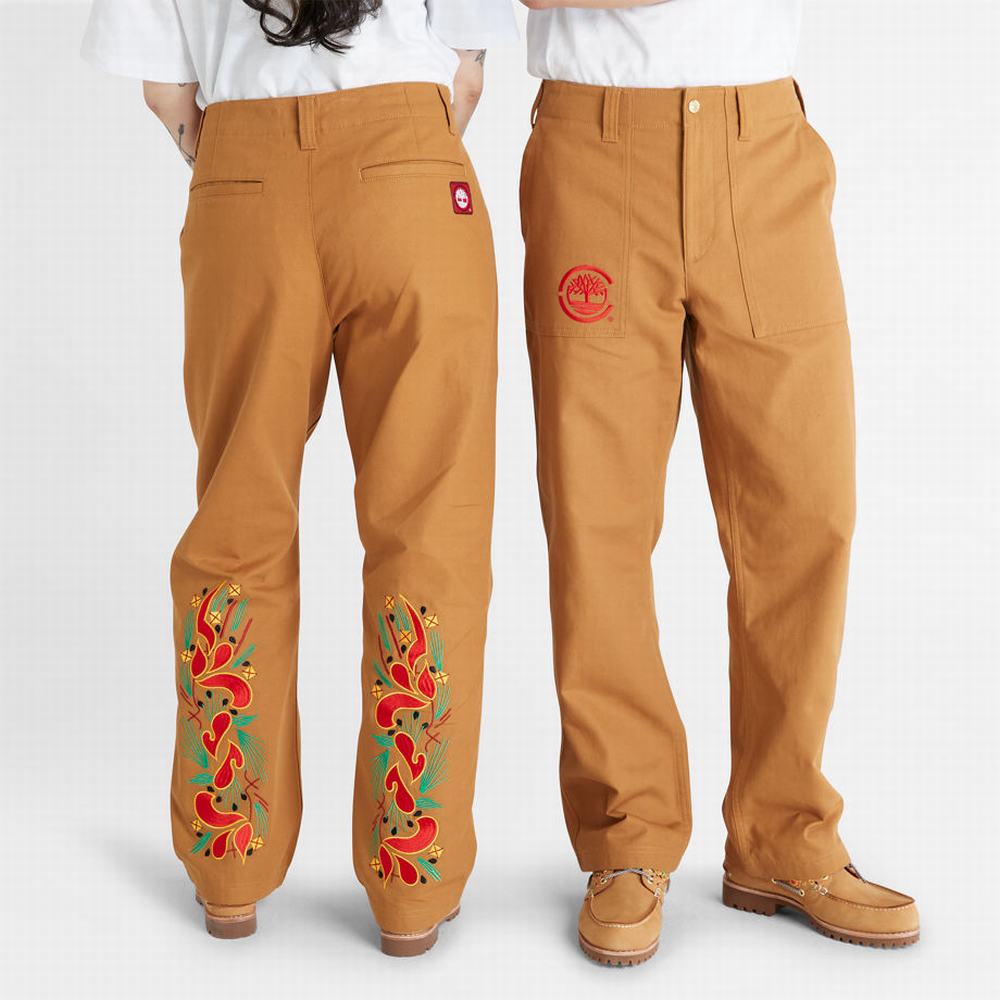 Timberland CLOT x Timberland® Duck Kanvas Workwear Pantolon Erkek Kahverengi | TR-6310G