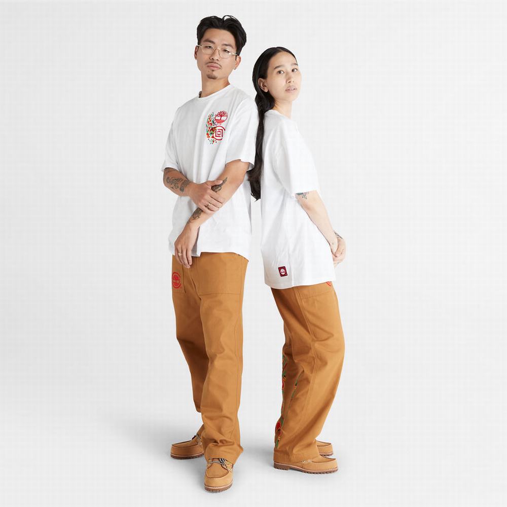 Timberland CLOT x Timberland® Duck Kanvas Workwear Pantolon Erkek Kahverengi | TR-6310G