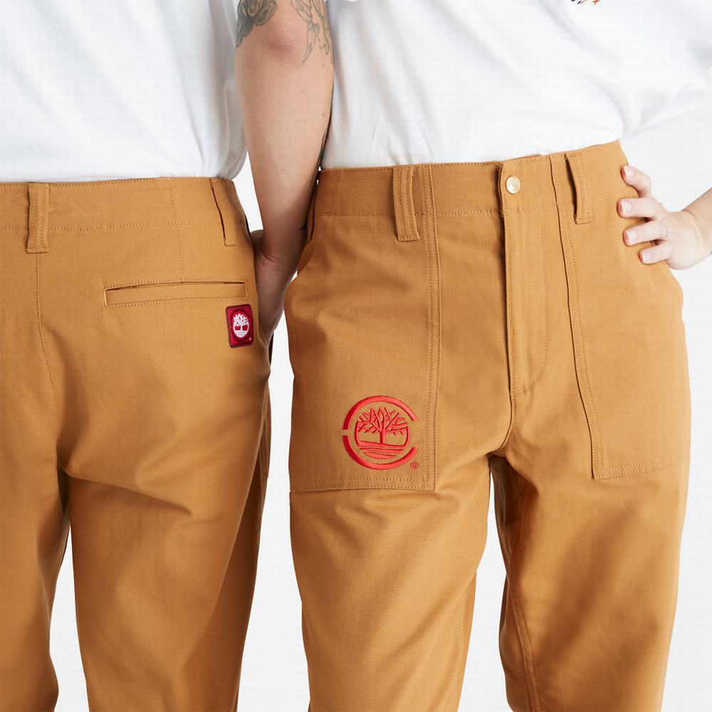 Timberland CLOT x Timberland® Duck Kanvas Workwear Pantolon Erkek Kahverengi | TR-6310G