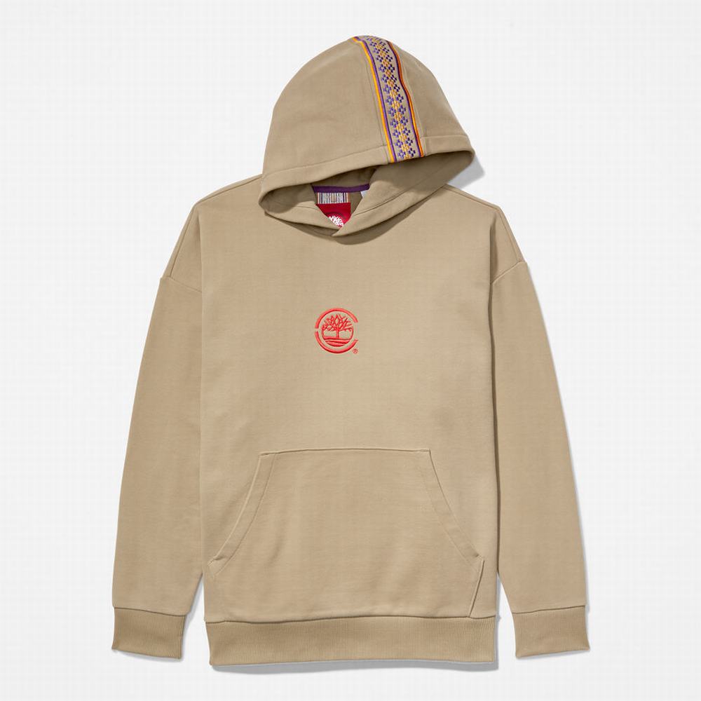 Timberland CLOT x Timberland® Kapüşonlu Sweatshirt Erkek Haki | TR-1790J