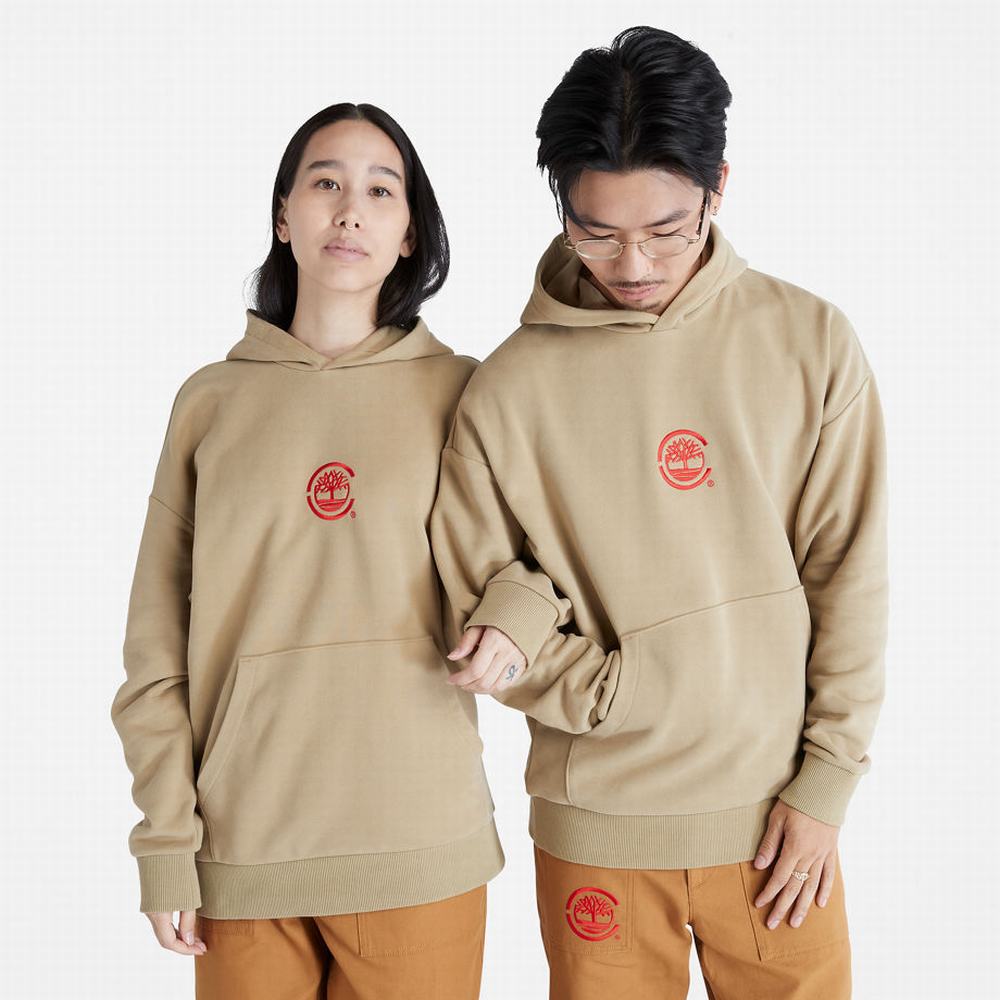 Timberland CLOT x Timberland® Kapüşonlu Sweatshirt Erkek Haki | TR-1790J