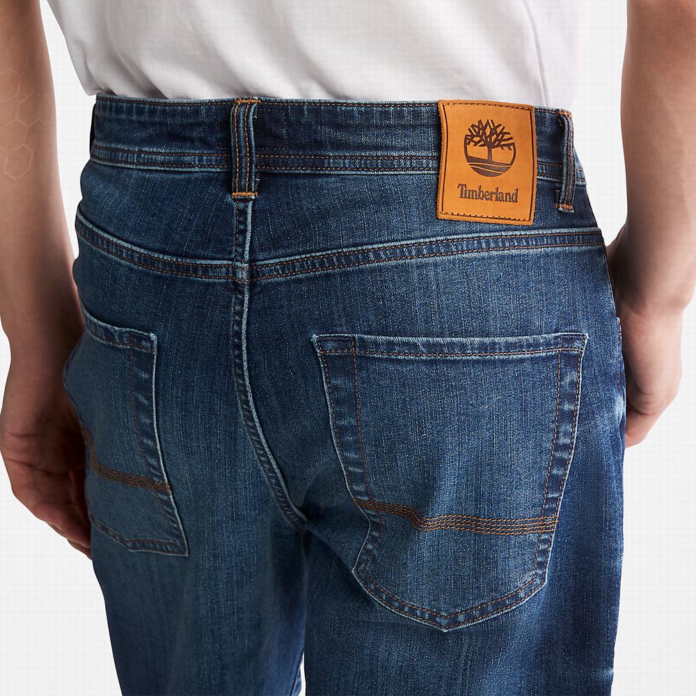 Timberland Canobie Lake Denim Şort Erkek Indigo | TR-2941U