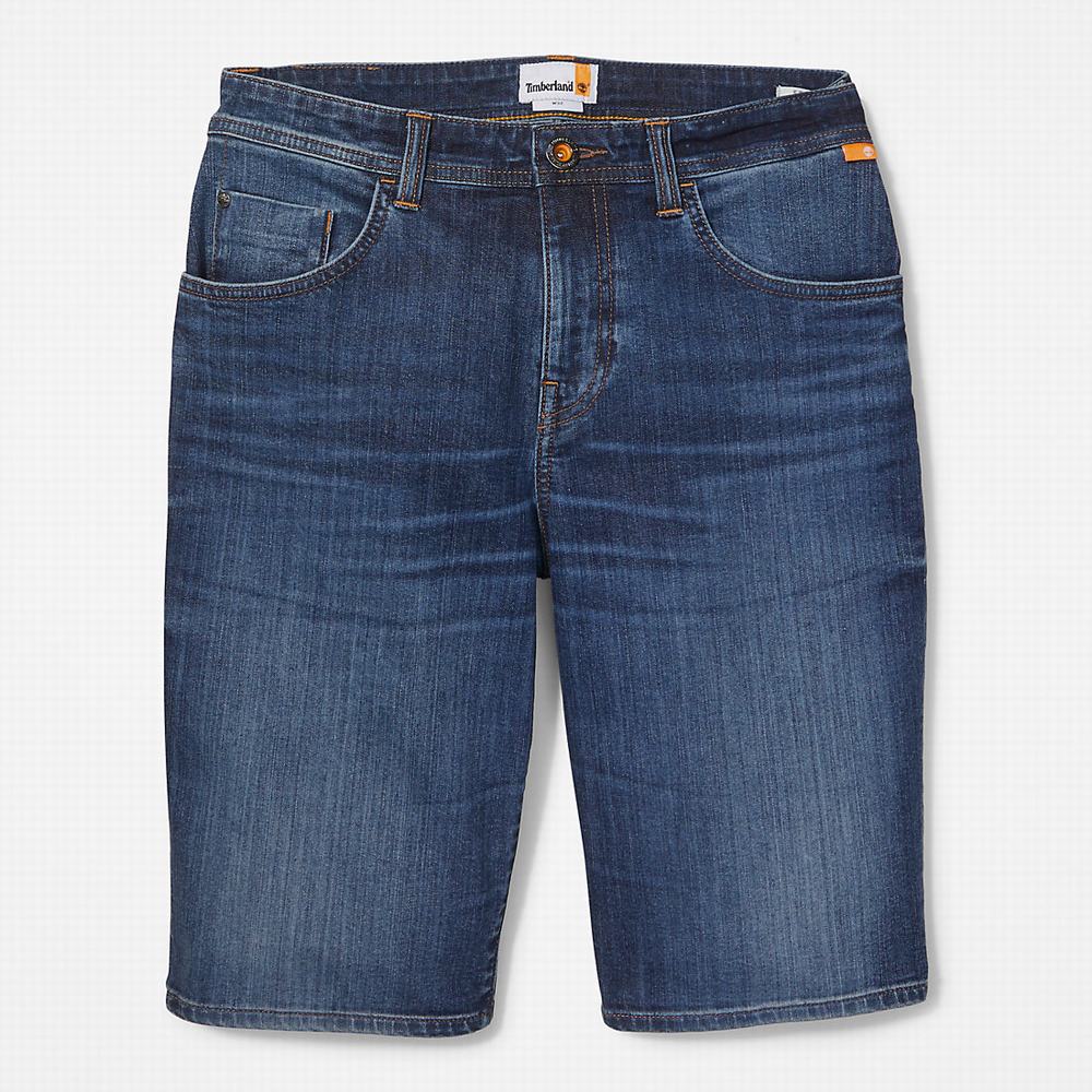 Timberland Canobie Lake Denim Şort Erkek Indigo | TR-2941U