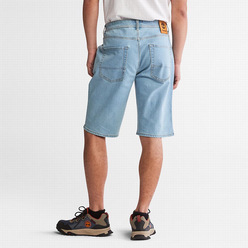 Timberland Canobie Lake Denim Şort Erkek Açık Mavi | TR-5482P