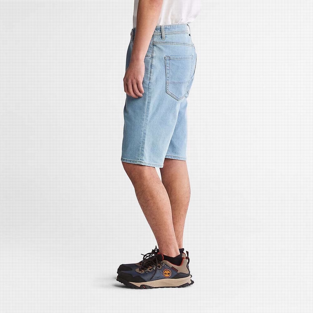 Timberland Canobie Lake Denim Şort Erkek Açık Mavi | TR-5482P