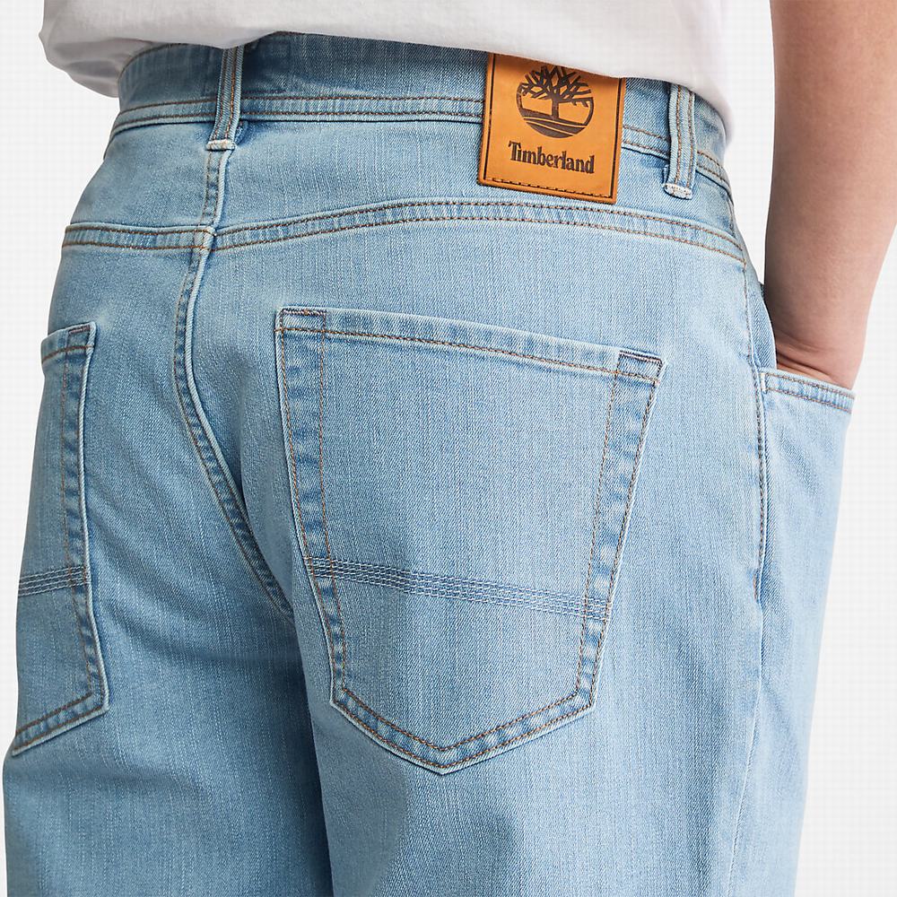 Timberland Canobie Lake Denim Şort Erkek Açık Mavi | TR-5482P