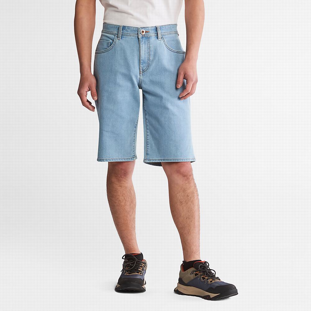 Timberland Canobie Lake Denim Şort Erkek Açık Mavi | TR-5482P