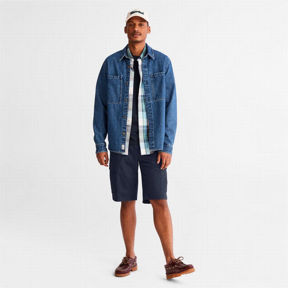 Timberland Cargo Şort Erkek Lacivert | TR-8629F