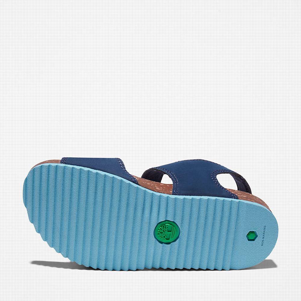 Timberland Castle Island Backstrap Sandalet Çocuk Lacivert | TR-1825X