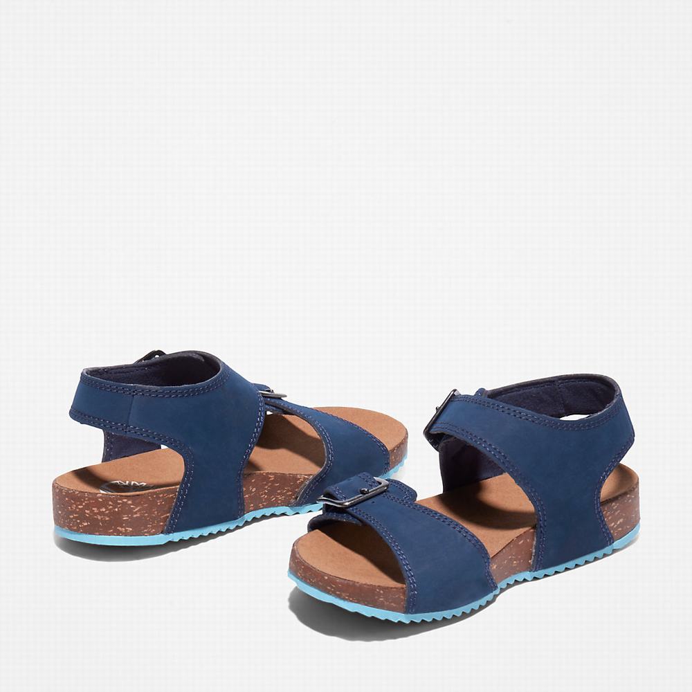 Timberland Castle Island Backstrap Sandalet Çocuk Lacivert | TR-1825X