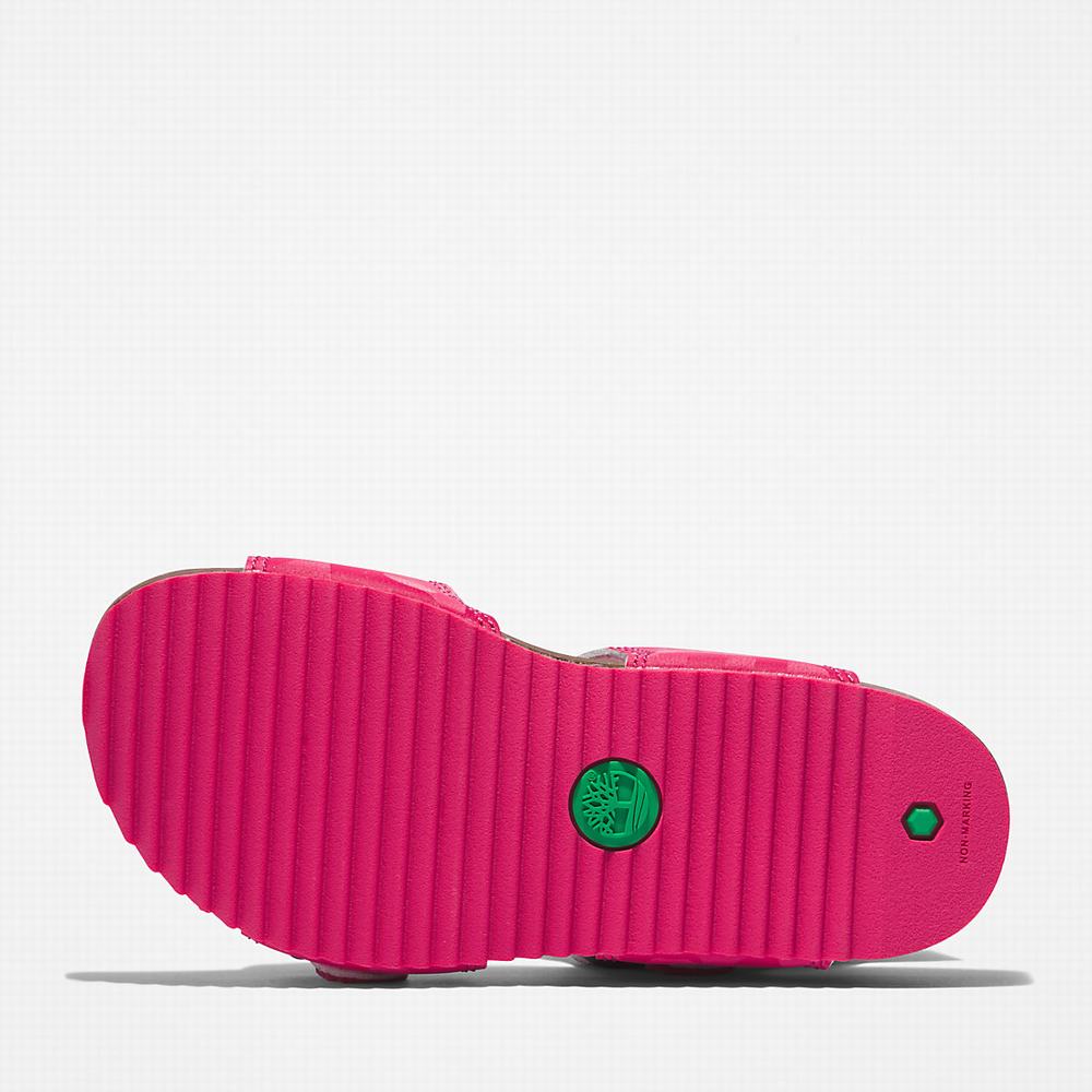 Timberland Castle Island Sandalet Çocuk Pembe | TR-8710B