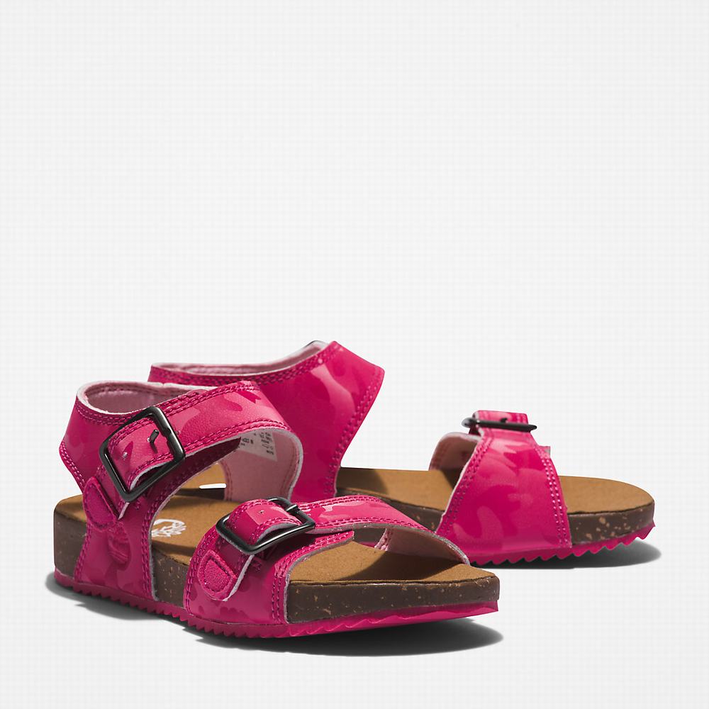 Timberland Castle Island Sandalet Çocuk Pembe | TR-8710B
