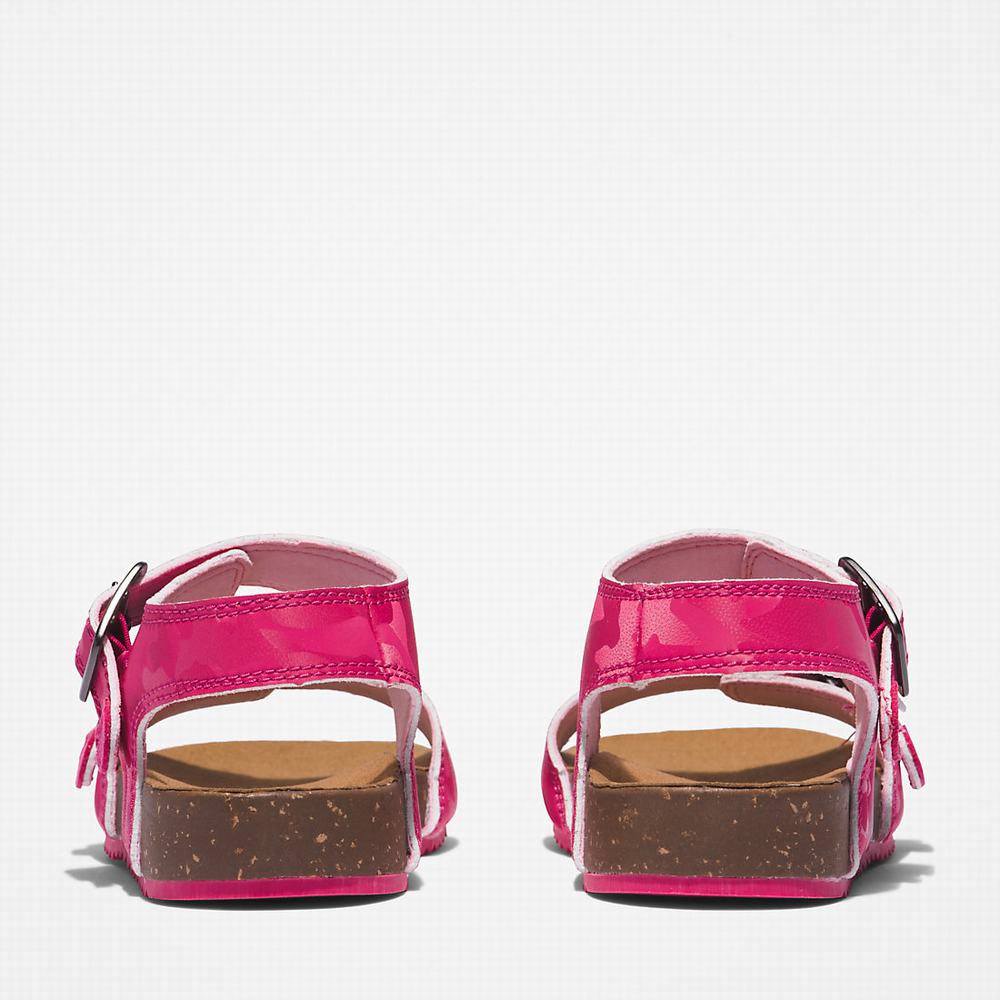 Timberland Castle Island Sandalet Çocuk Pembe | TR-8710B