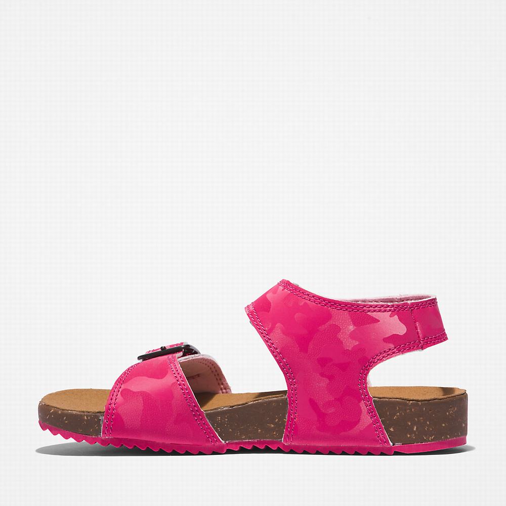 Timberland Castle Island Sandalet Çocuk Pembe | TR-8710B