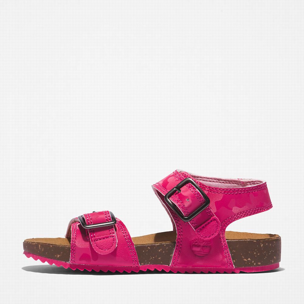Timberland Castle Island Sandalet Çocuk Pembe | TR-8710B