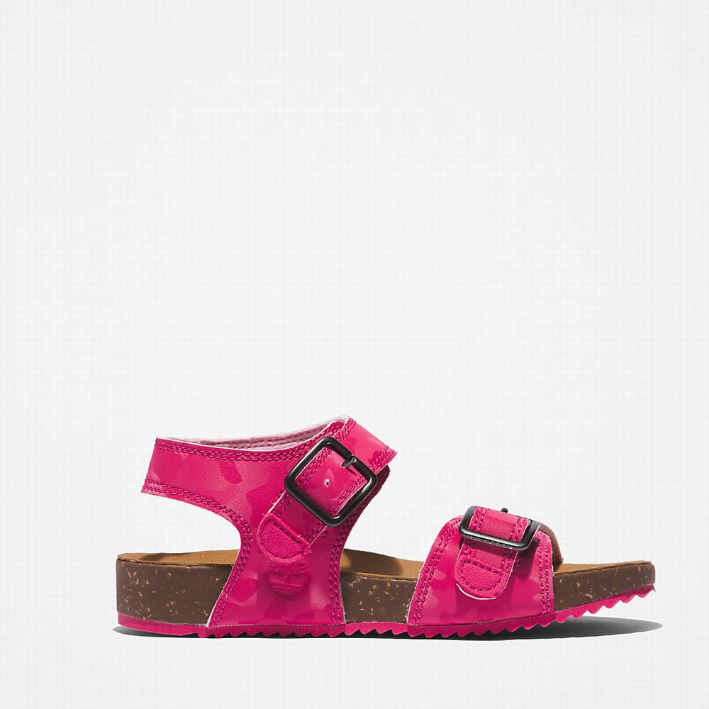 Timberland Castle Island Sandalet Çocuk Pembe | TR-8710B