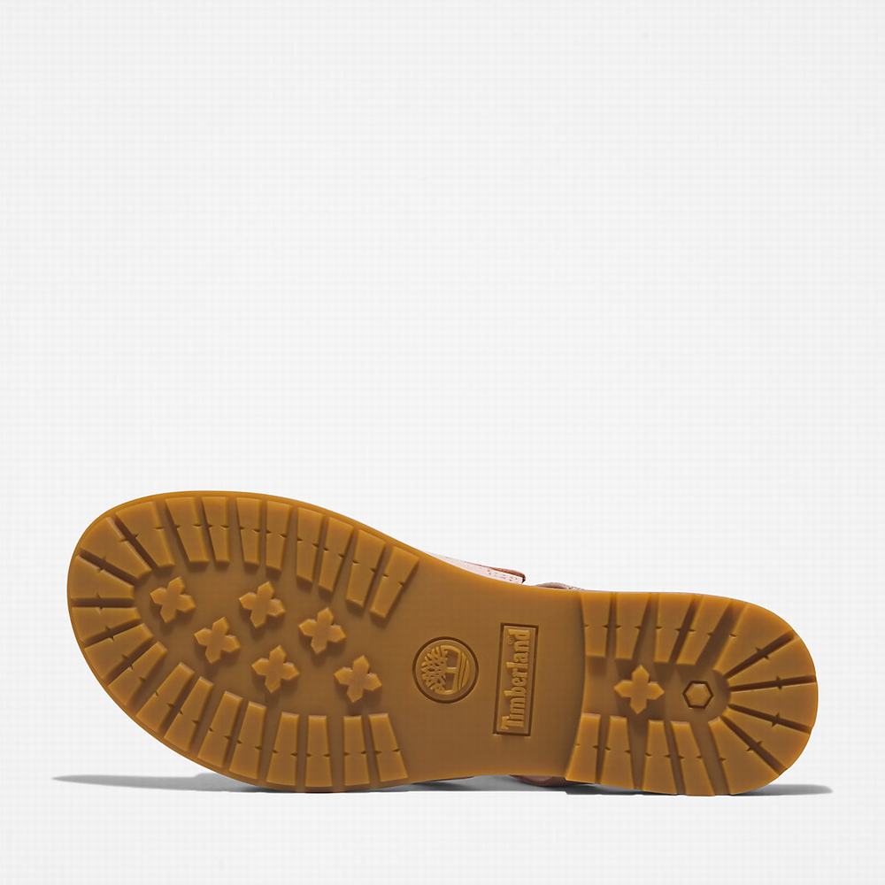 Timberland Chicago Riverside Backstrap Sandalet Kadın Açık Pembe | TR-3546G