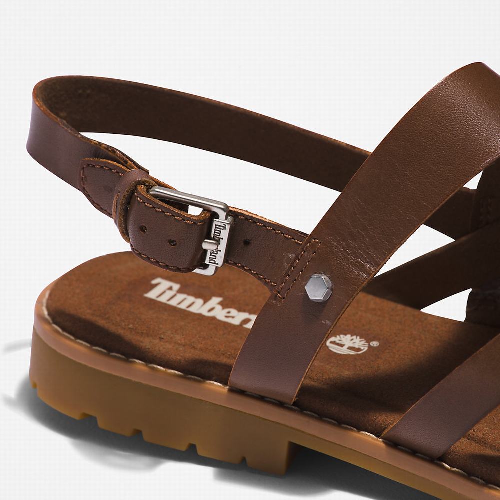 Timberland Chicago Riverside Backstrap Sandalet Kadın Kahverengi | TR-4968F