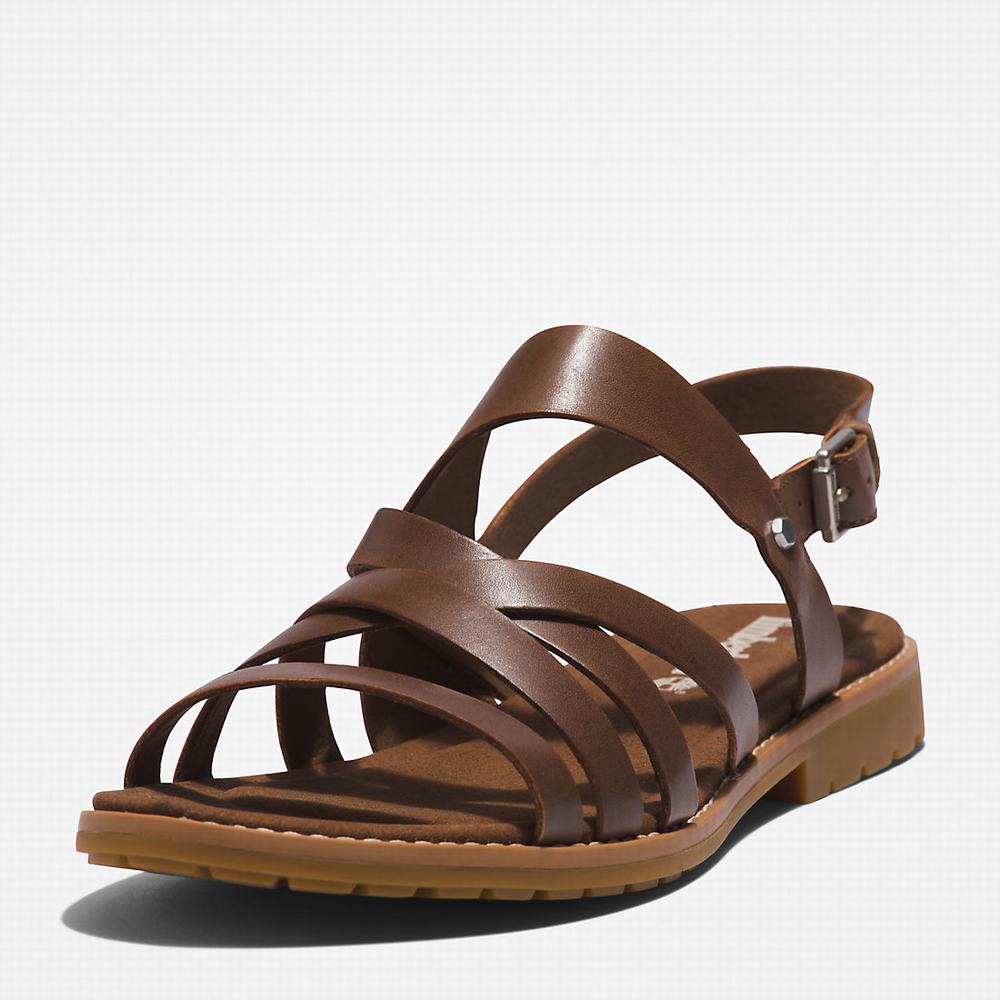 Timberland Chicago Riverside Backstrap Sandalet Kadın Kahverengi | TR-4968F