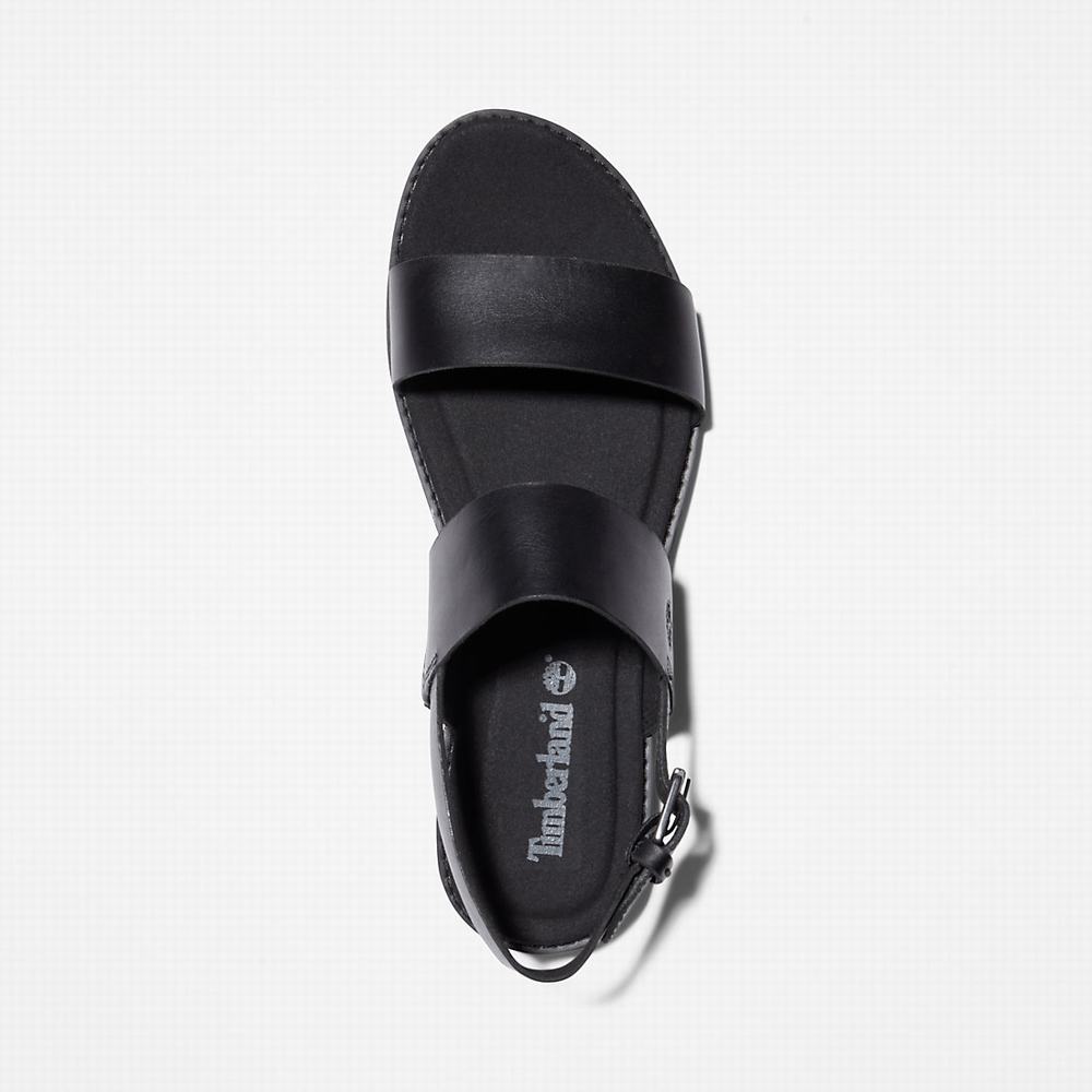 Timberland Chicago Riverside Sandalet Kadın Siyah | TR-3612U