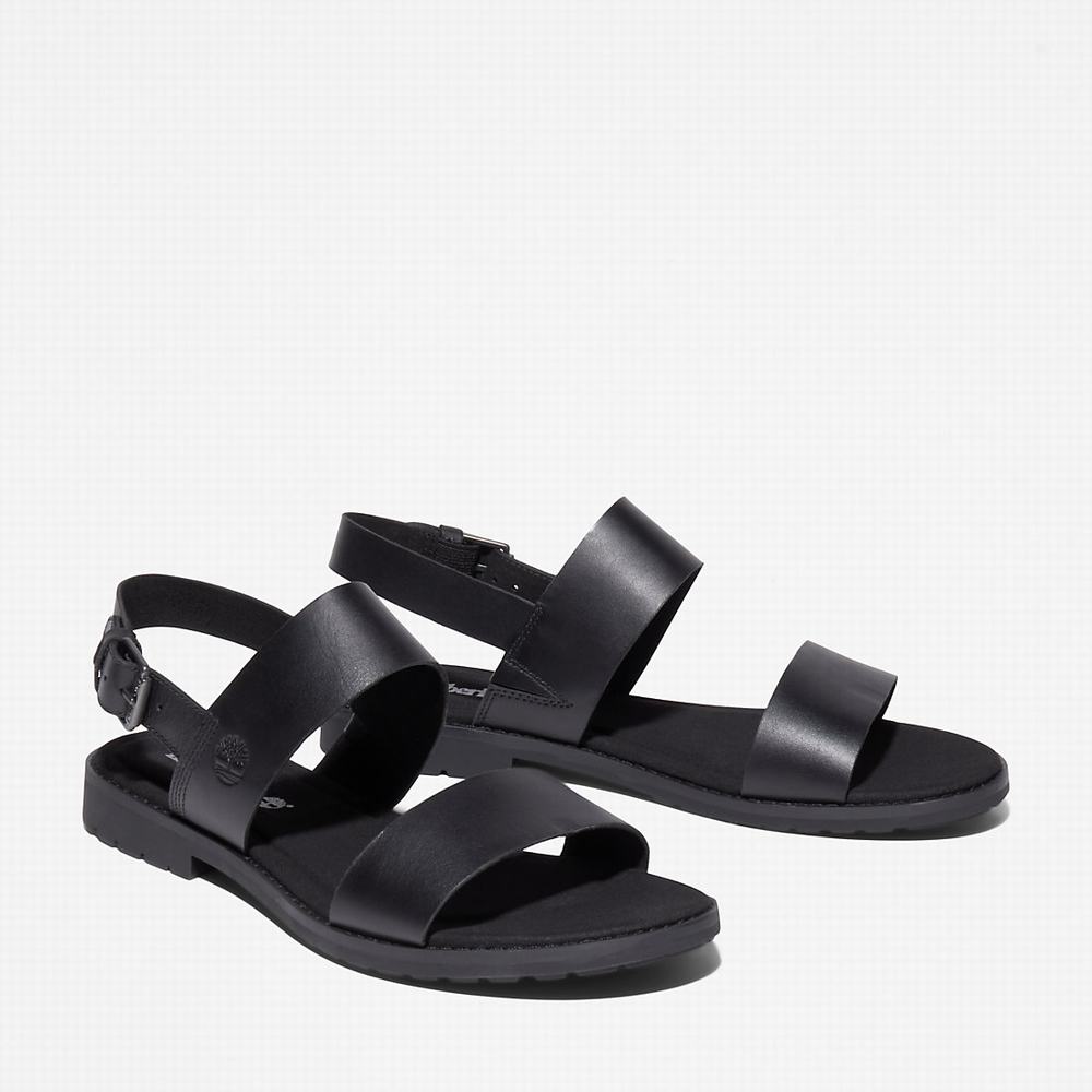 Timberland Chicago Riverside Sandalet Kadın Siyah | TR-3612U