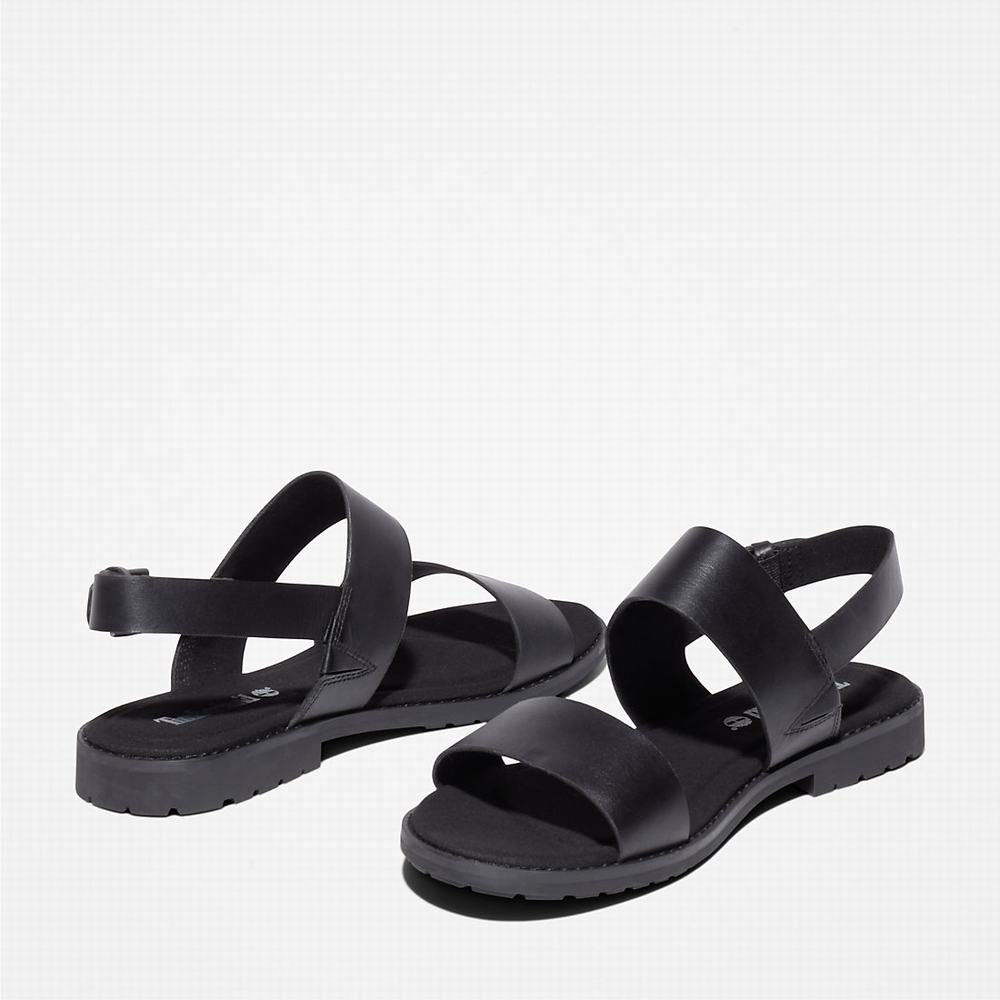 Timberland Chicago Riverside Sandalet Kadın Siyah | TR-3612U