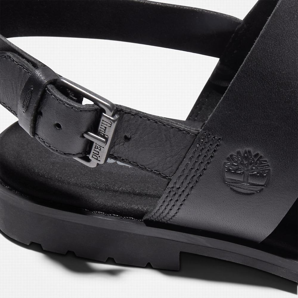 Timberland Chicago Riverside Sandalet Kadın Siyah | TR-3612U