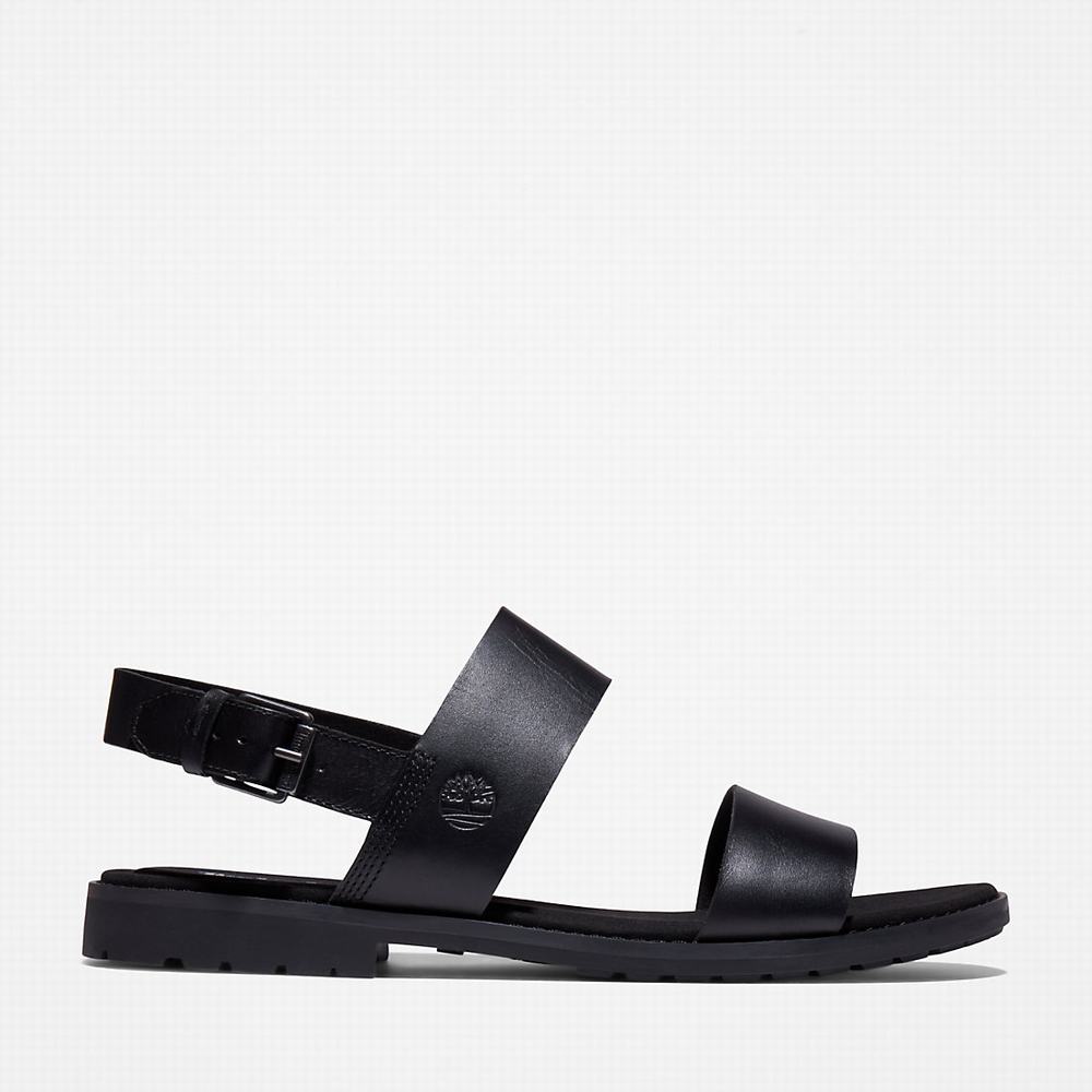 Timberland Chicago Riverside Sandalet Kadın Siyah | TR-3612U