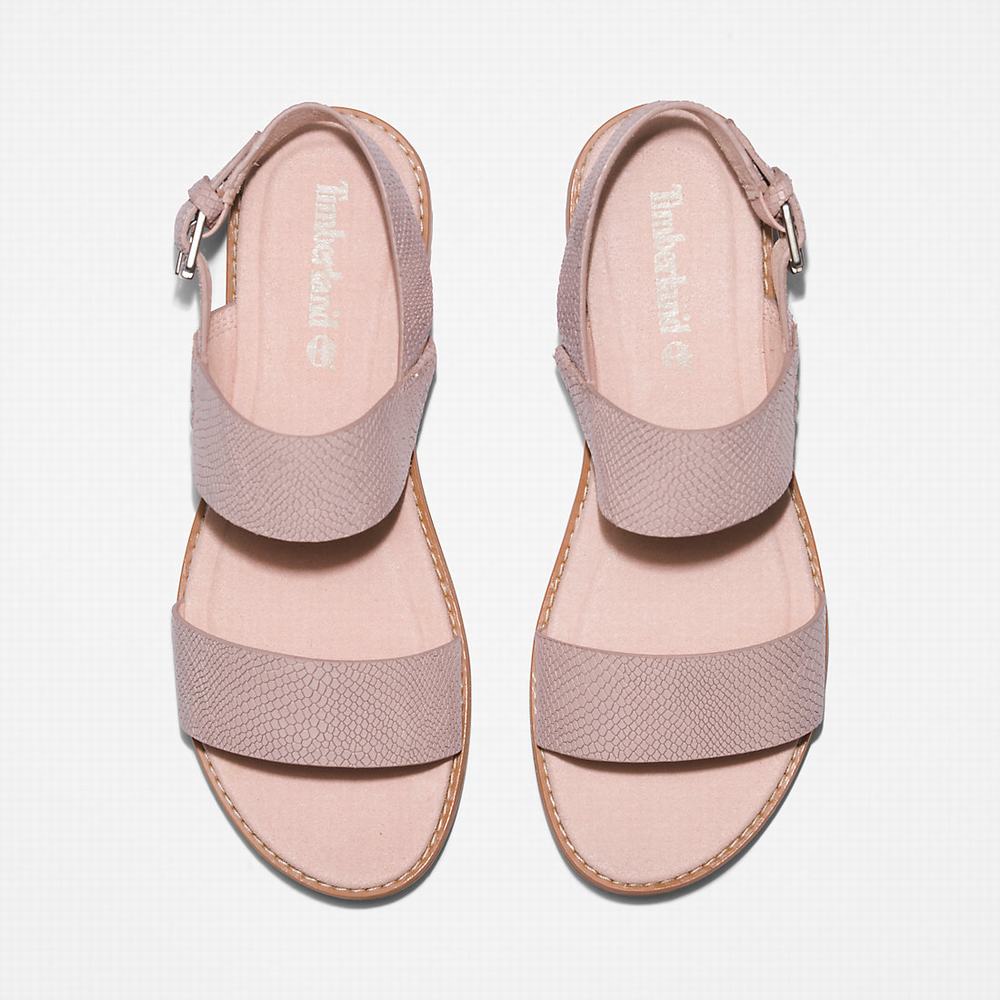 Timberland Chicago Riverside Sandalet Kadın Açık Pembe | TR-9742A