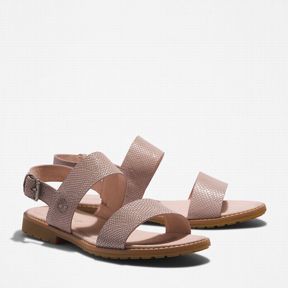 Timberland Chicago Riverside Sandalet Kadın Açık Pembe | TR-9742A