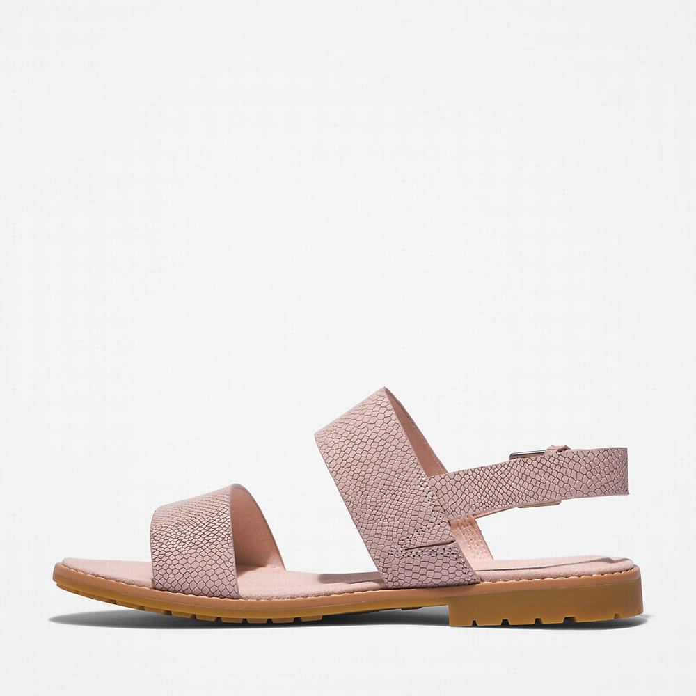 Timberland Chicago Riverside Sandalet Kadın Açık Pembe | TR-9742A