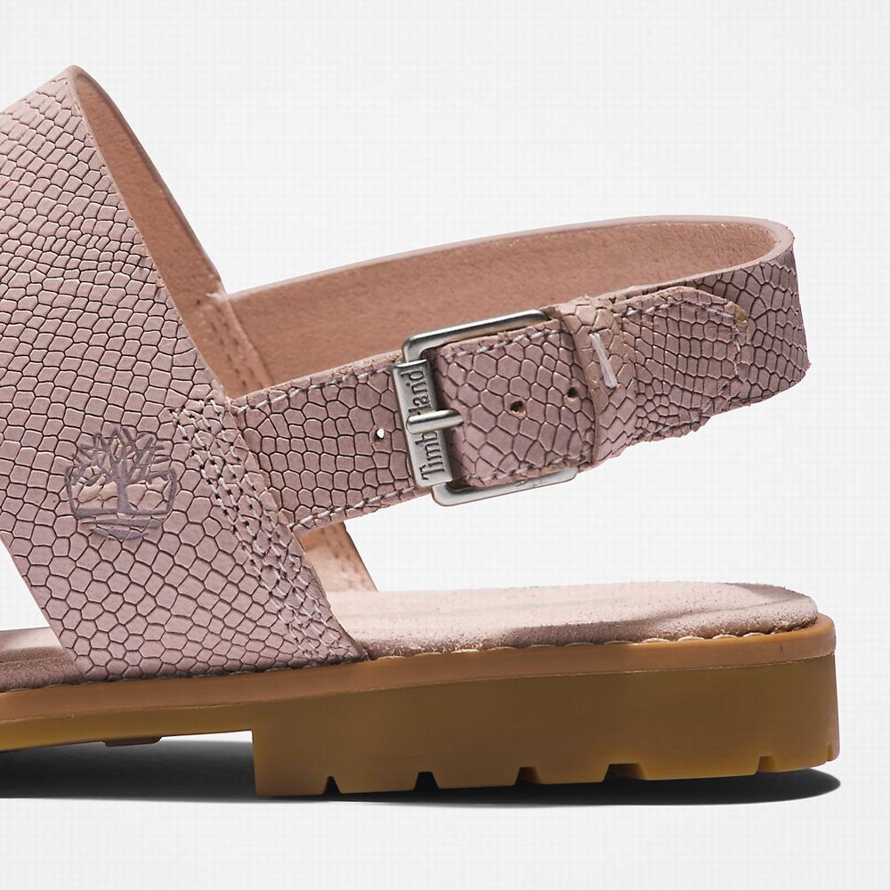 Timberland Chicago Riverside Sandalet Kadın Açık Pembe | TR-9742A