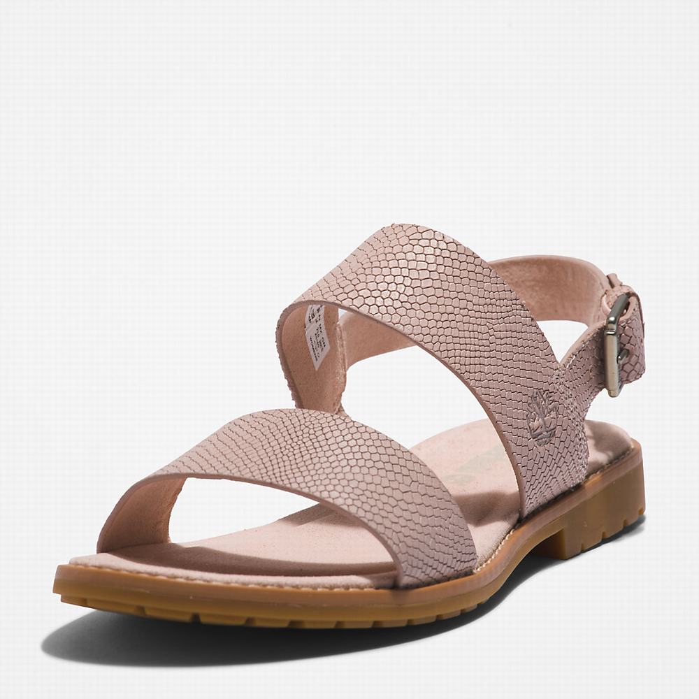 Timberland Chicago Riverside Sandalet Kadın Açık Pembe | TR-9742A