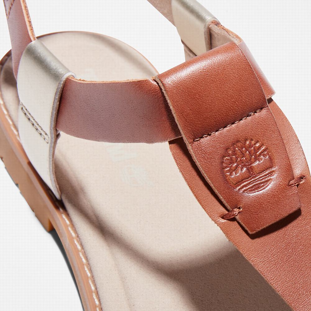 Timberland Chicago Riverside Tanga Sandalet Kadın Kahverengi | TR-9310Y