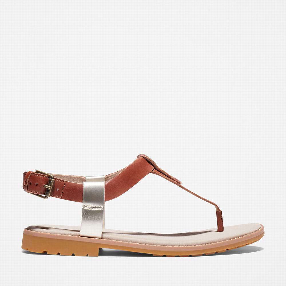 Timberland Chicago Riverside Tanga Sandalet Kadın Kahverengi | TR-9310Y