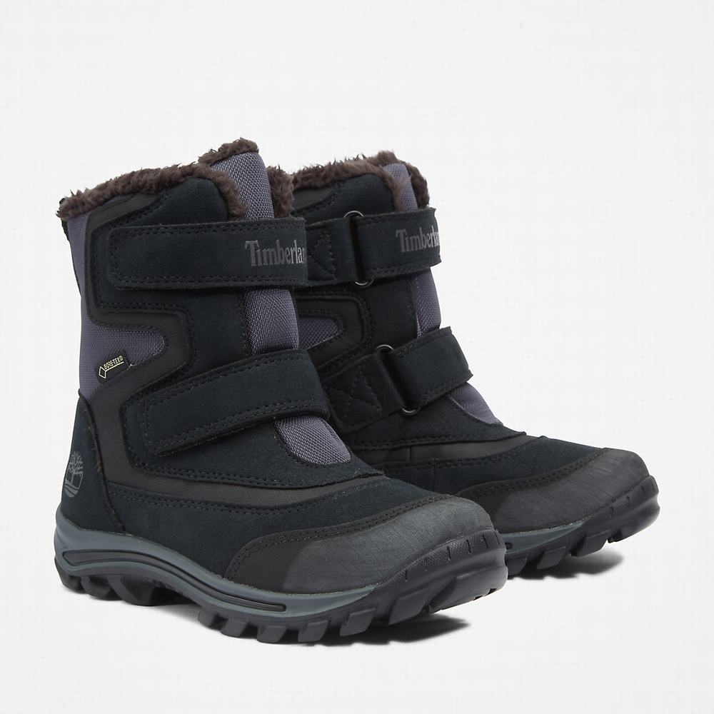 Timberland Chillberg 2-Askılı GTX Bot Çocuk Siyah | TR-9836T