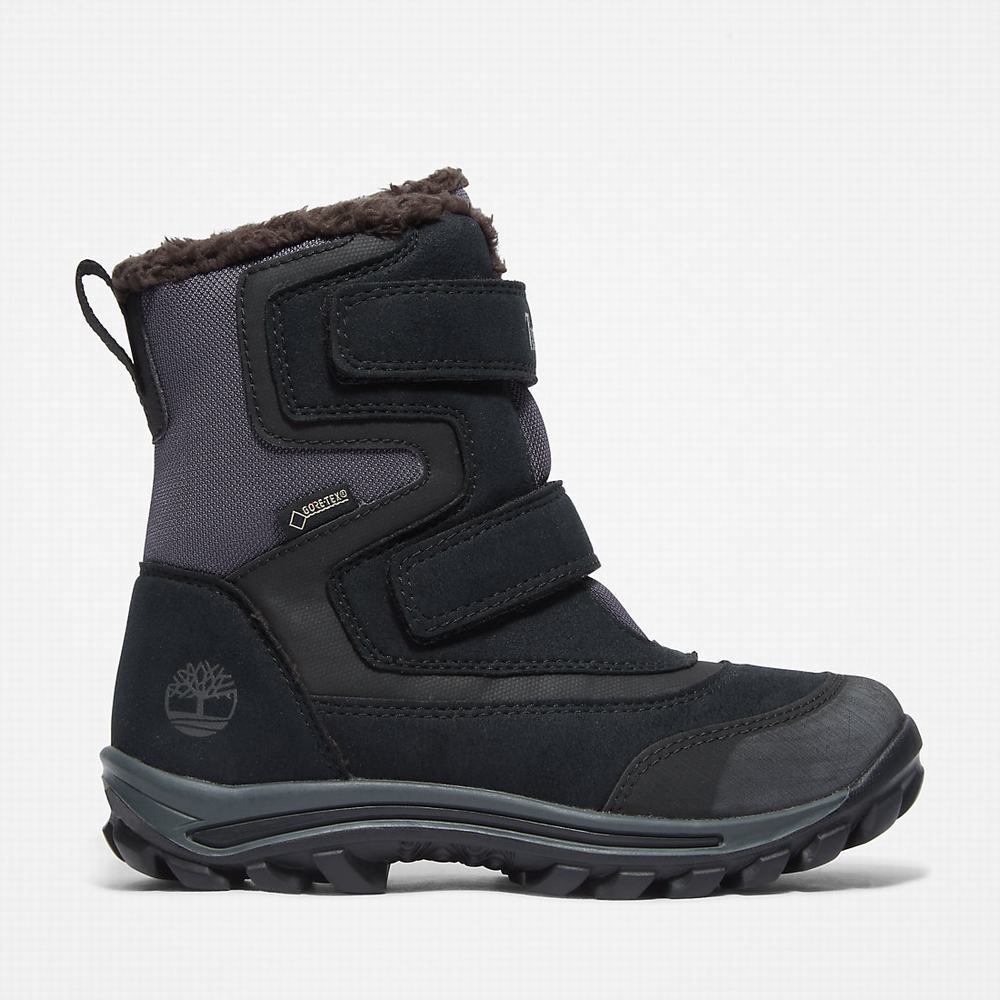 Timberland Chillberg 2-Askılı GTX Bot Çocuk Siyah | TR-9836T