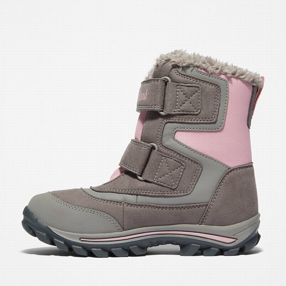 Timberland Chillberg Gore-Tex® Winter Bot Çocuk Gri | TR-3168Y