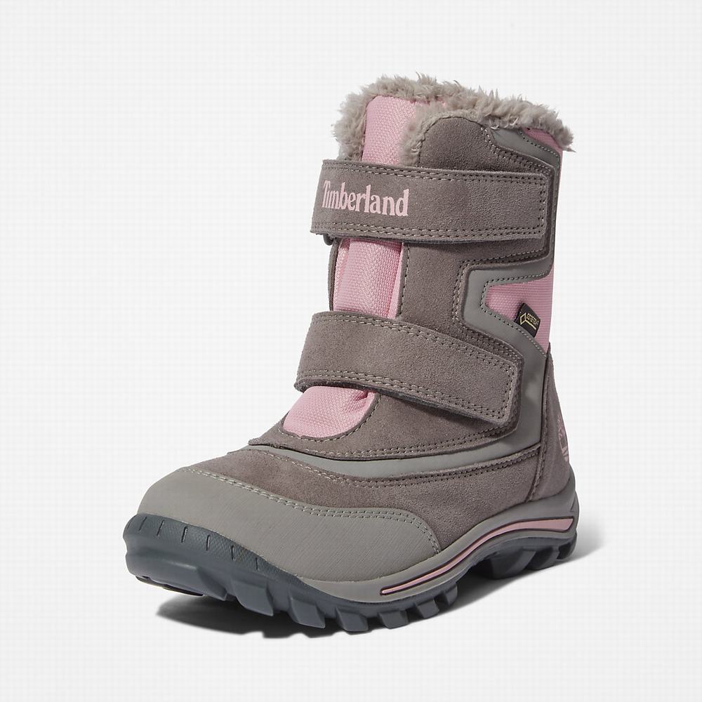 Timberland Chillberg Gore-Tex® Winter Bot Çocuk Gri | TR-3168Y