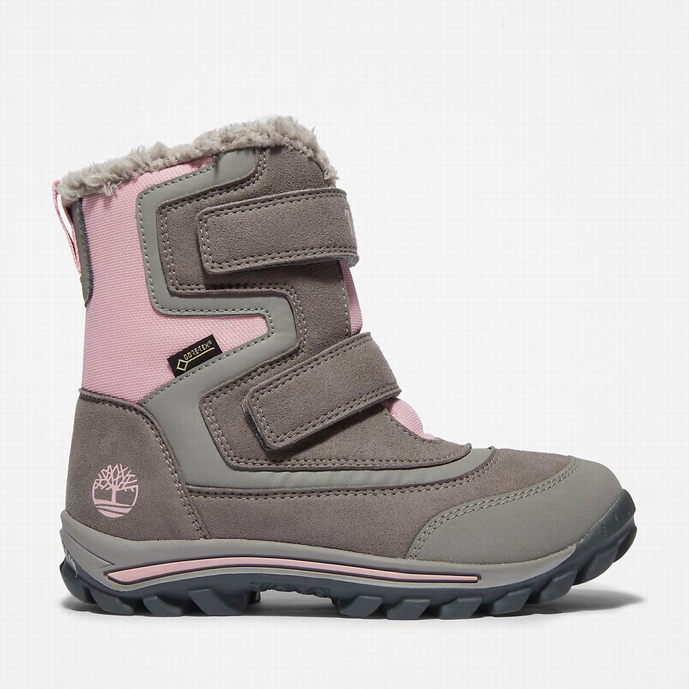 Timberland Chillberg Gore-Tex® Winter Bot Çocuk Gri | TR-3168Y