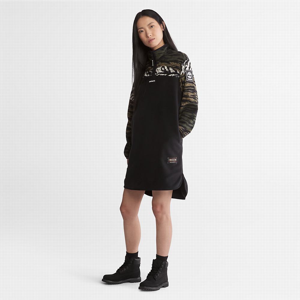 Timberland Chinese New Year Fleece Elbise Kadın Yeşil | TR-6950K