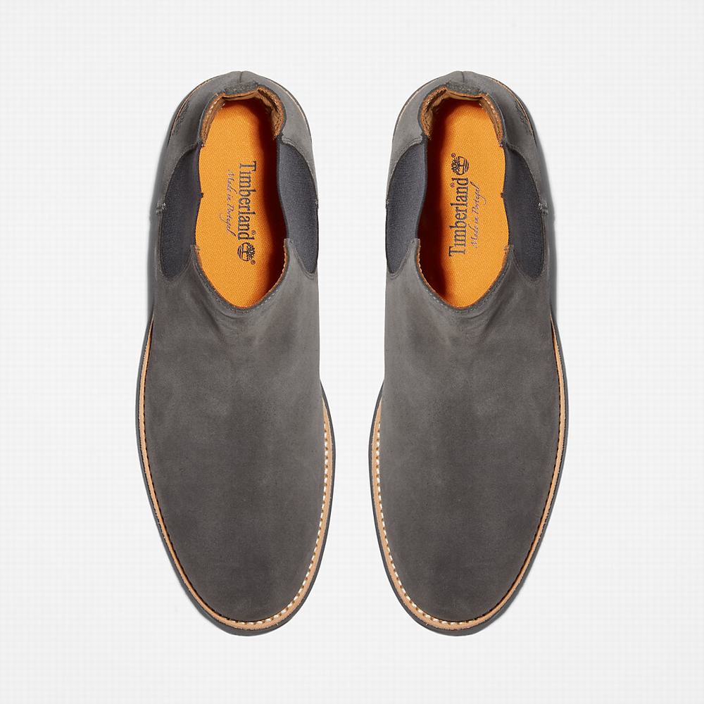 Timberland City Groove Chelsea Chelsea Bot Erkek Koyu Gri | TR-3709D