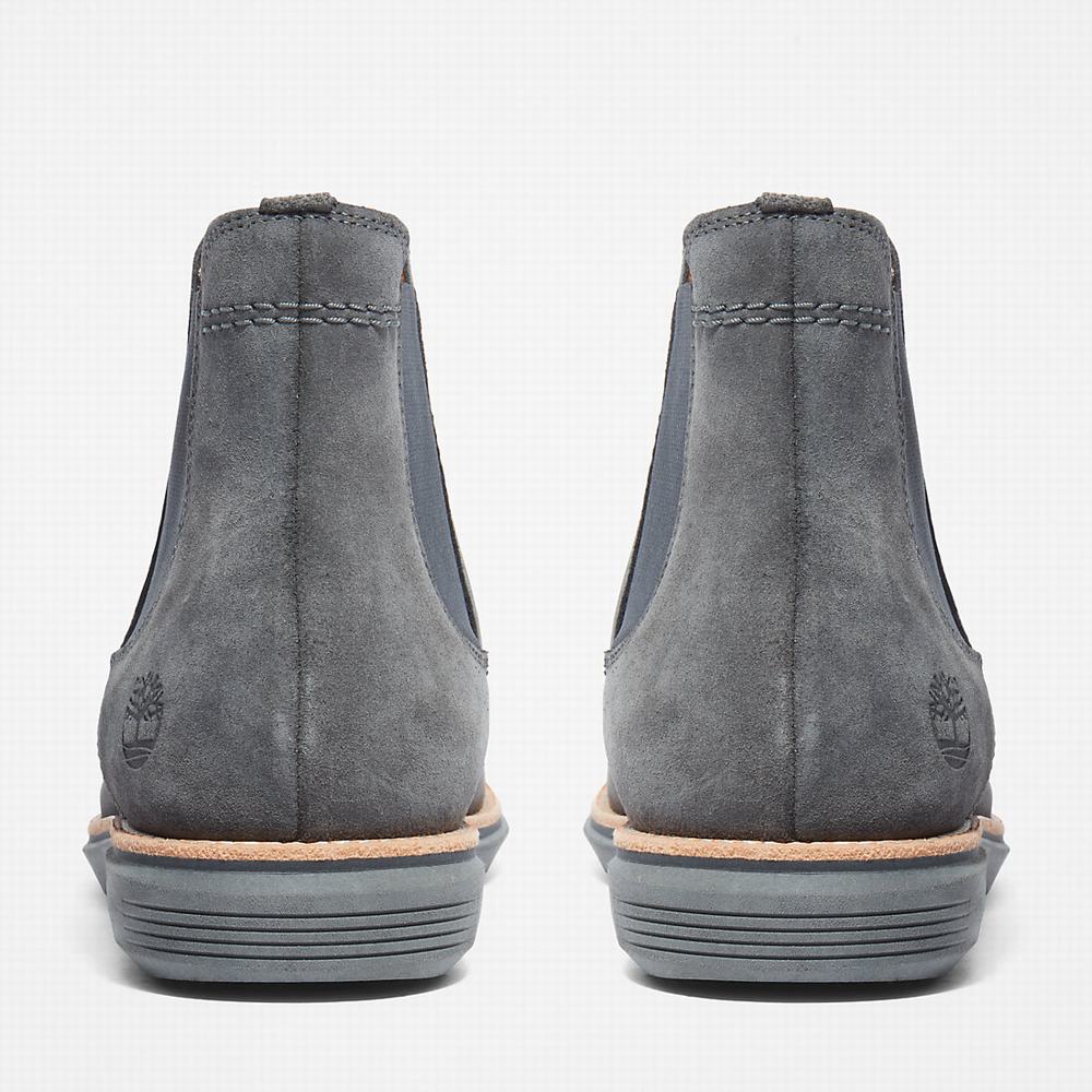Timberland City Groove Chelsea Chelsea Bot Erkek Koyu Gri | TR-3709D