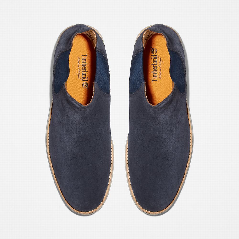 Timberland City Groove Chelsea Chelsea Bot Erkek Lacivert | TR-4981F
