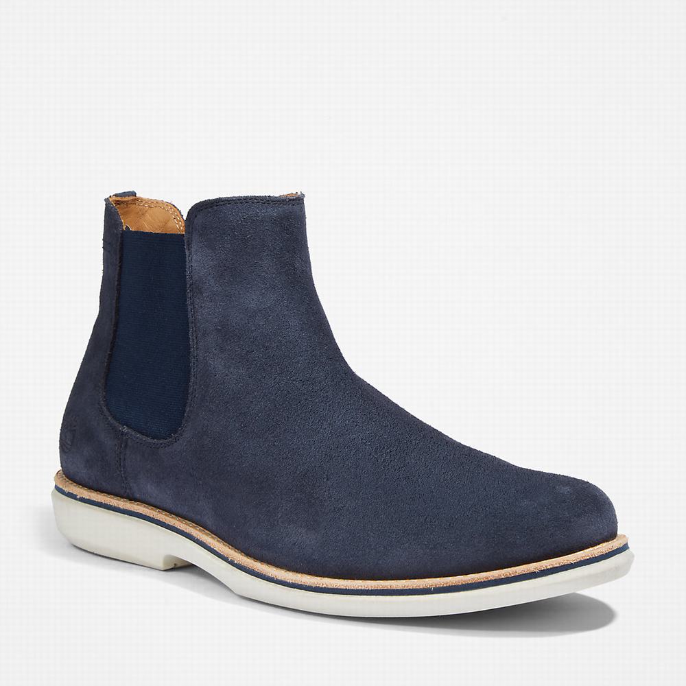 Timberland City Groove Chelsea Chelsea Bot Erkek Lacivert | TR-4981F
