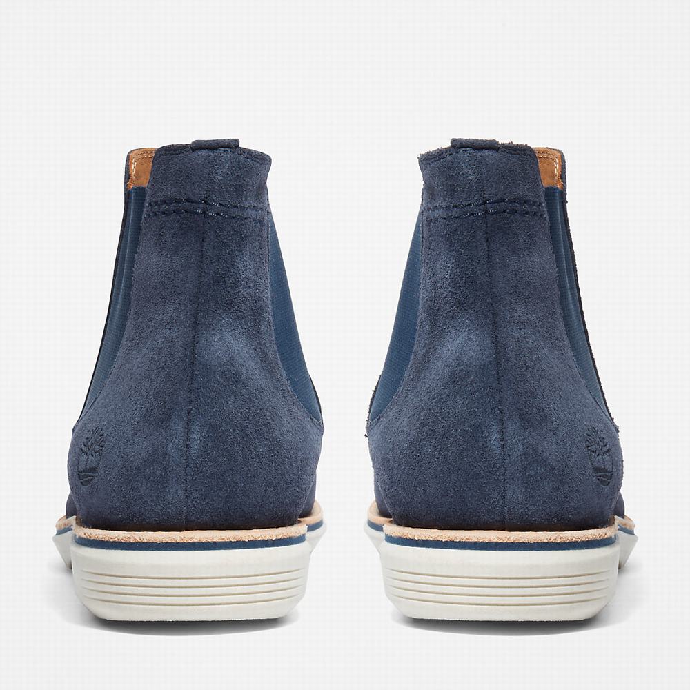 Timberland City Groove Chelsea Chelsea Bot Erkek Lacivert | TR-4981F